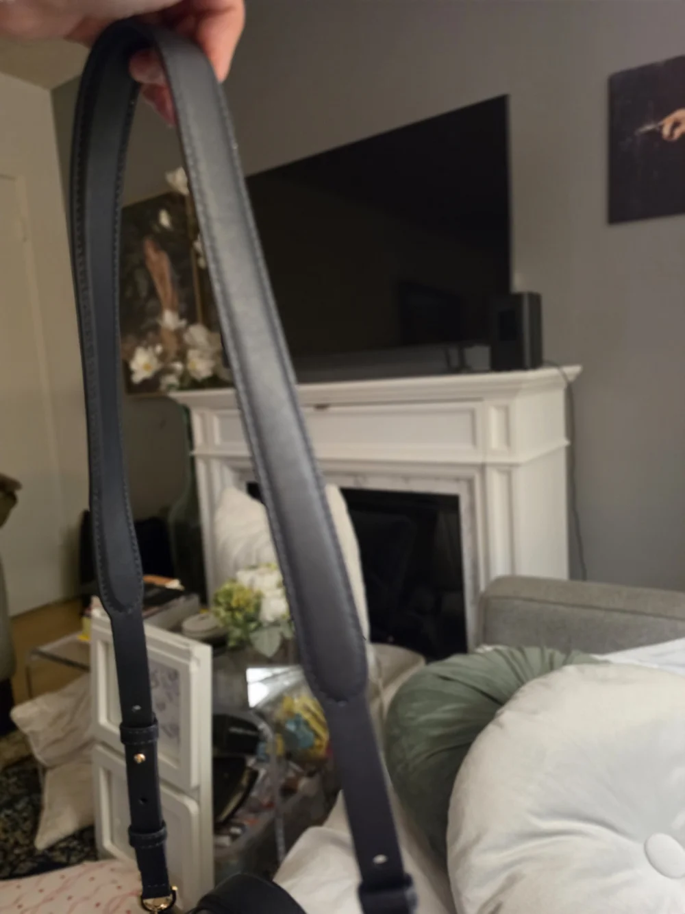 MK Org Price $298-Classic Black Real Leather Shoulder Bag with Gold Hardware